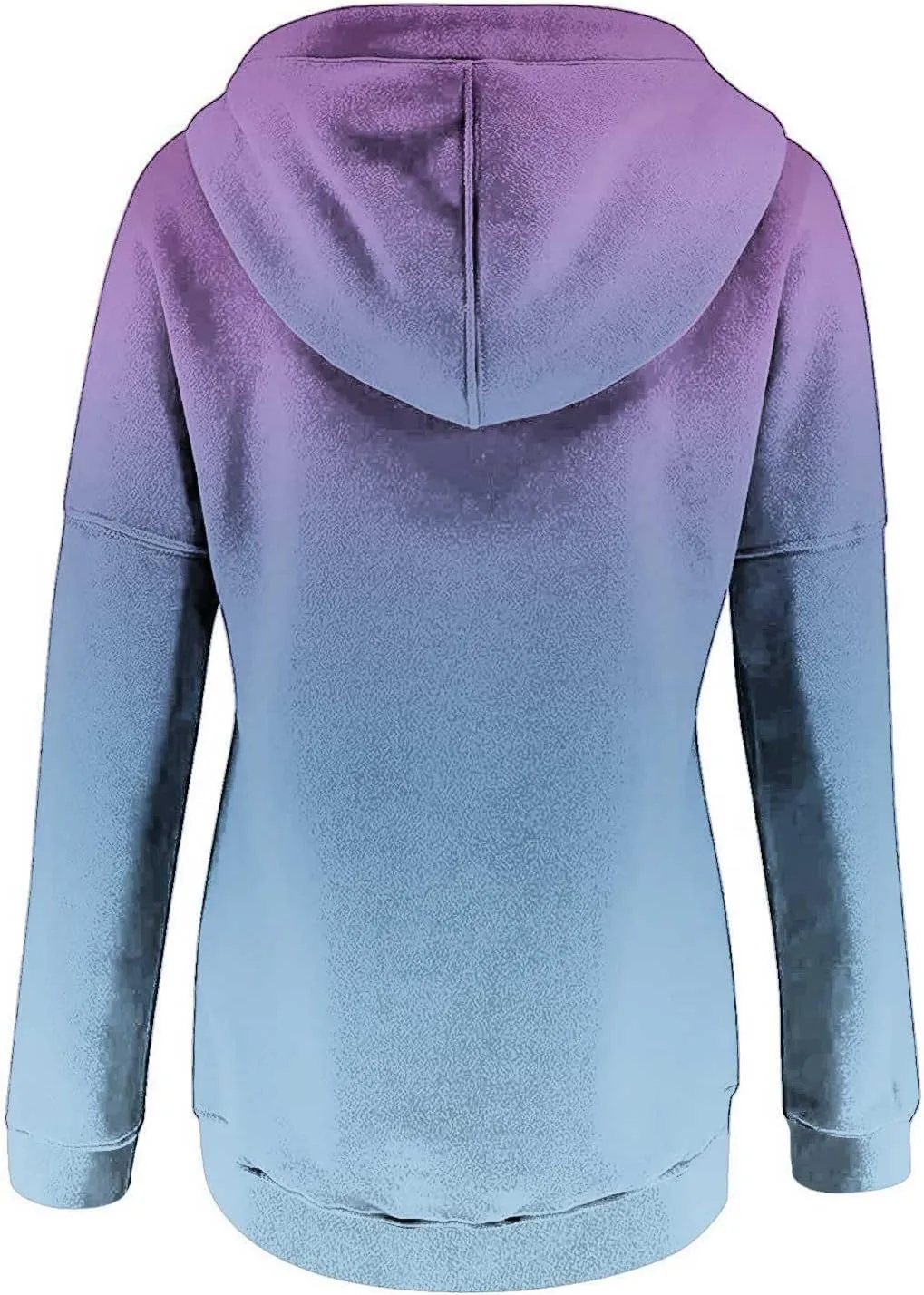 hlysgo Womens Fall Fashion 2024 Hoodies Casual Oversized Sweatshirt Long Sleeve 1/4 Button Up Pullover Gradient Hoodie