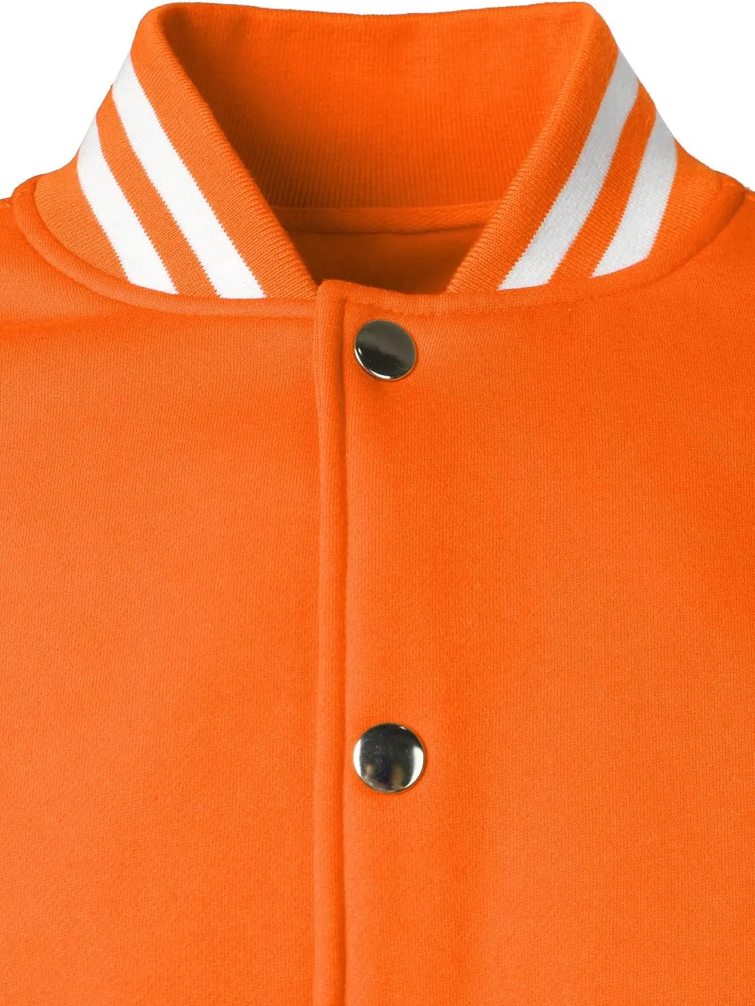 HOOD CREW Mans Varsity Baseball Jacket Cotton Blend Letterman Jackets
