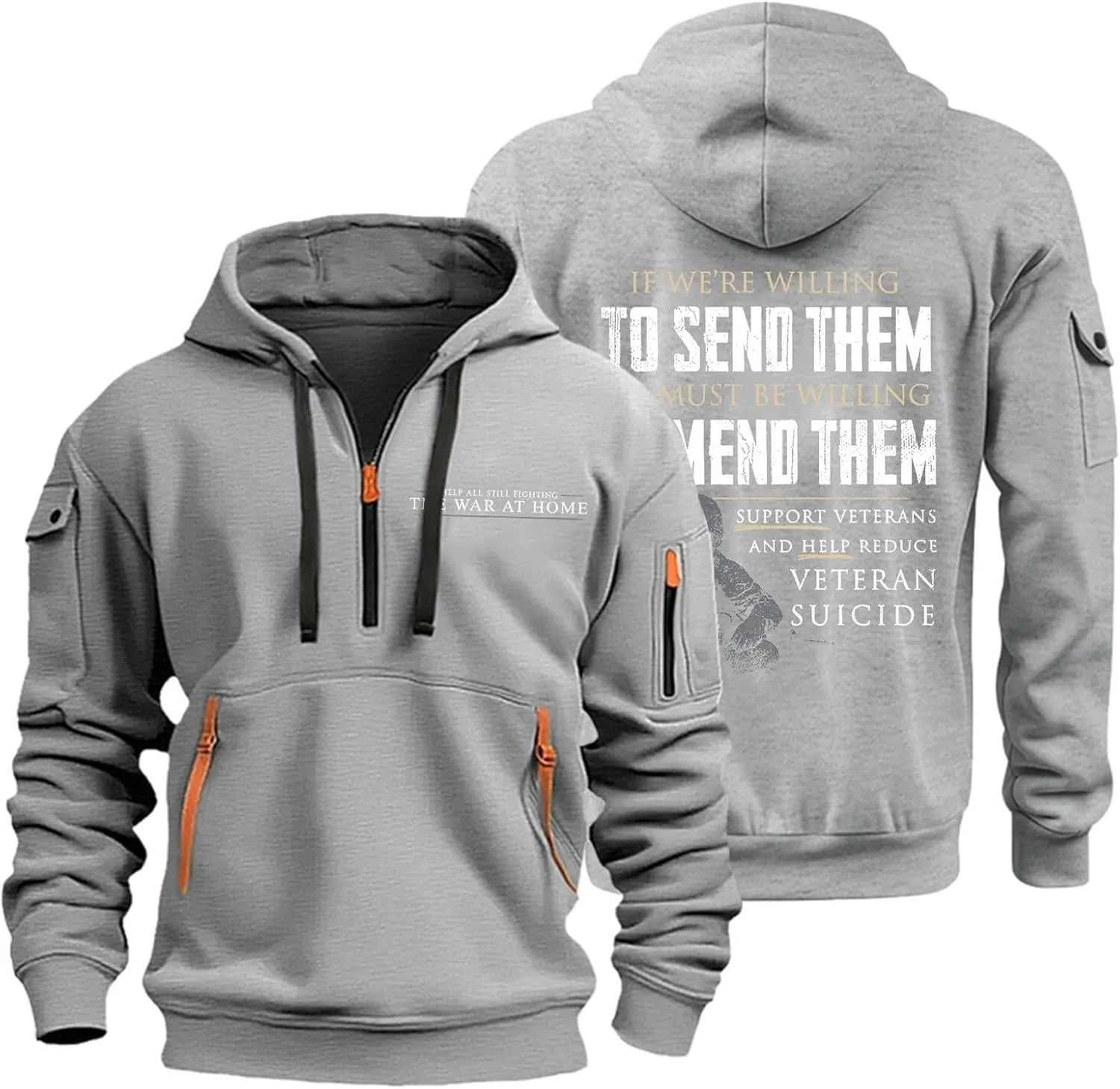 Hoodie For Men Tactical Hoodie Prints Sport Pullover Pocket Long Sleeve Casual Big And Tall Zip Up Hoodies