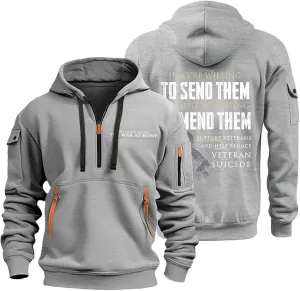 Hoodie For Men Tactical Hoodie Prints Sport Pullover Pocket Long Sleeve Casual Big And Tall Zip Up Hoodies