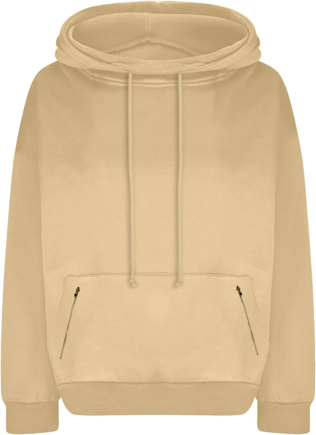 Hoodie Sweatshirt For Women Fall Fashion 2024 Casual Long Sleeve Cowl Neck Hooded Sweatshirt Teen Girls Pullovers
