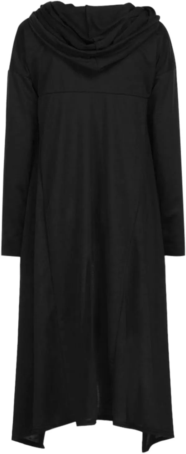 Hoodies for Women Trendy Cowl Neck Hi-Low Hem Sweatshirts Casual Long Sleeve Asymmetric Long Fall Hoodie with Pockets
