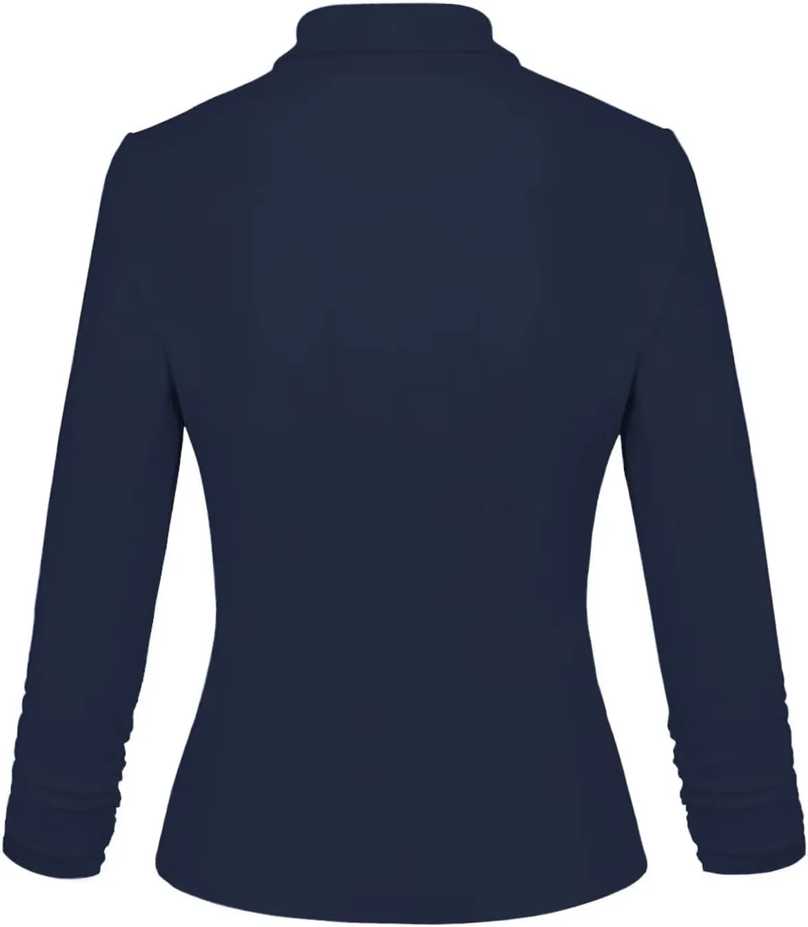 Hybrid & Company Women's Lightweight Casual Work Office Stretch Ponte Cardigan Blazer Jacket Made in USA