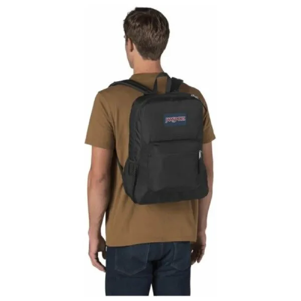 Jansport Cross Town Black Backpack [WS]
