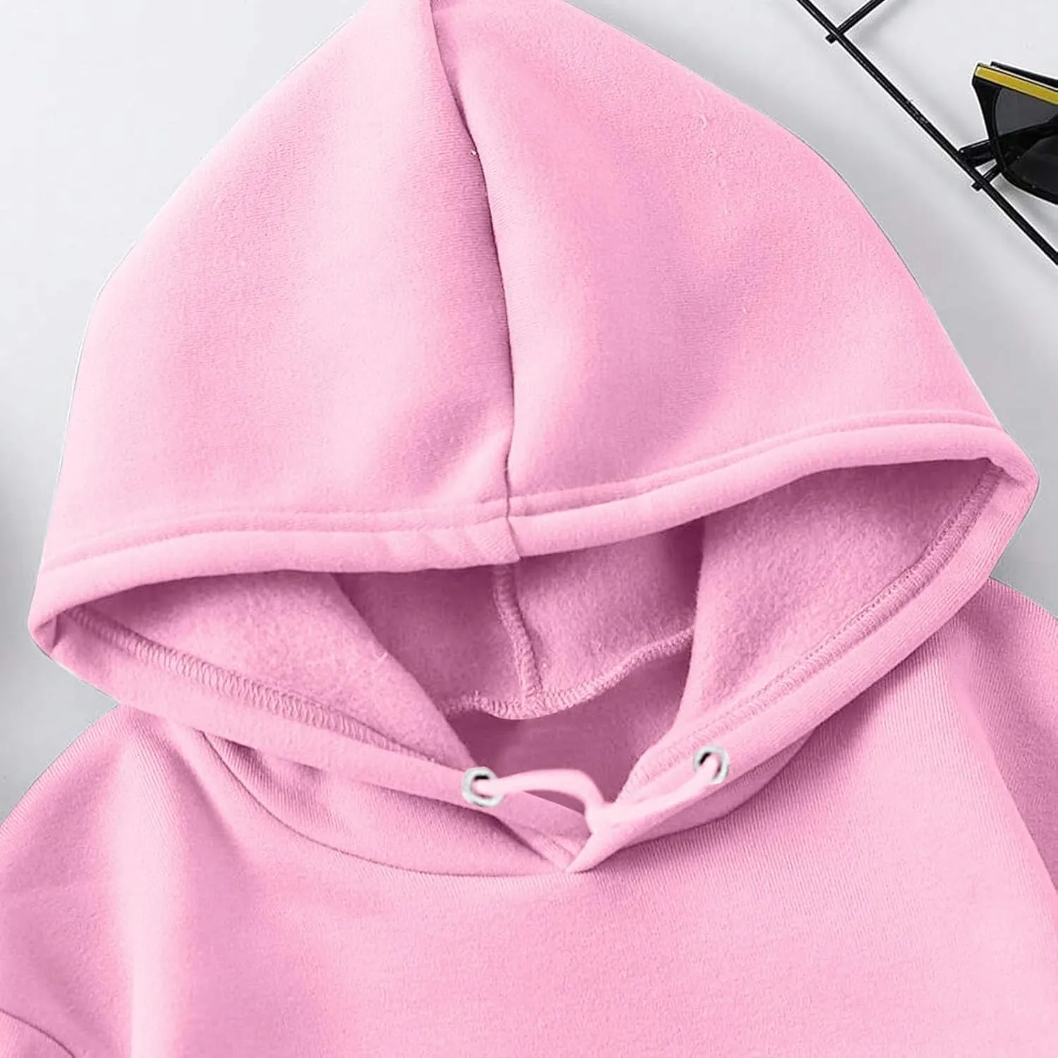 Jesus Loves You Girls Oversized Hoodies Drop Shoulder Letter Print Preppy Sweatshirt Sweatshirt Tops with Pockets