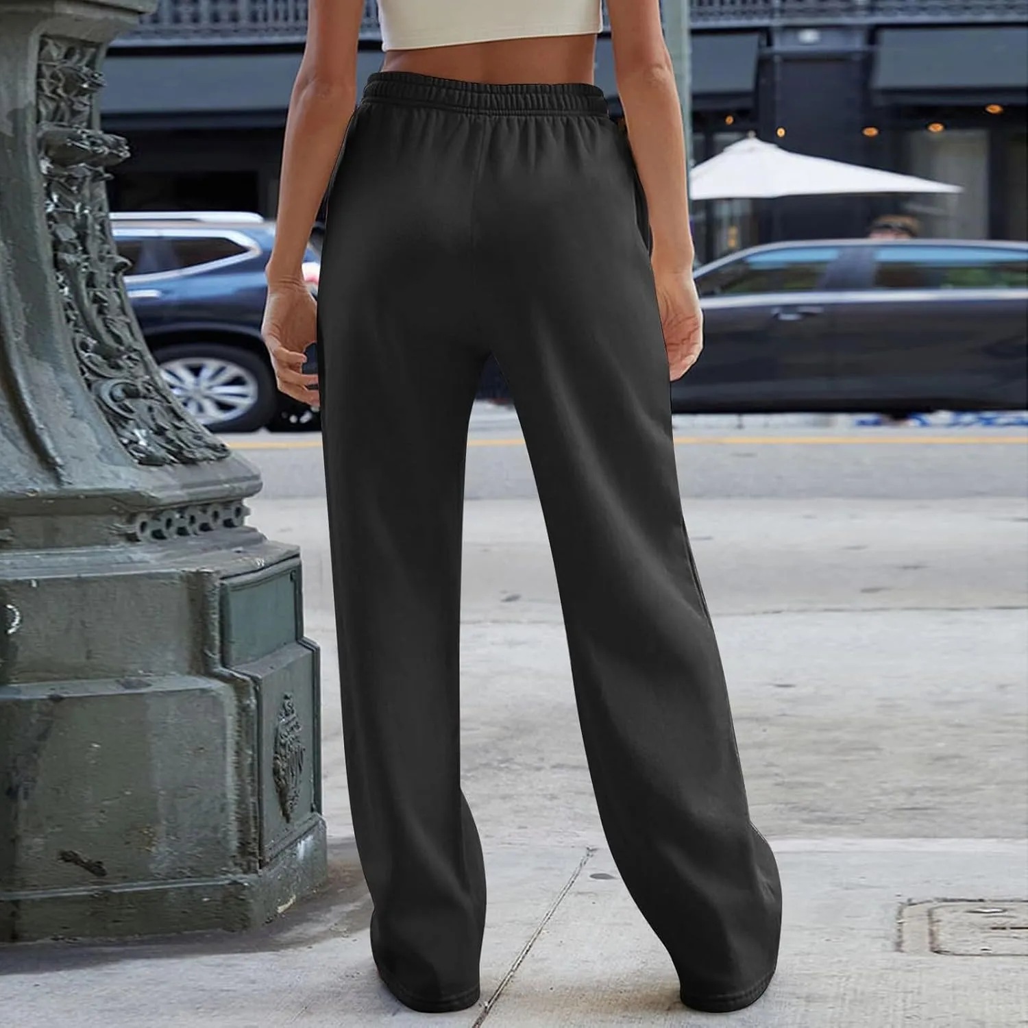Jogger Scrubs for Women Palazzo Workout Casual High Waisted Sweatpants Athletic with