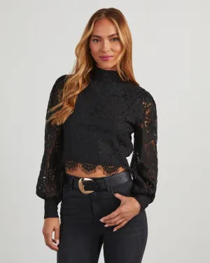 Julietta Lace Scalloped Hem Top