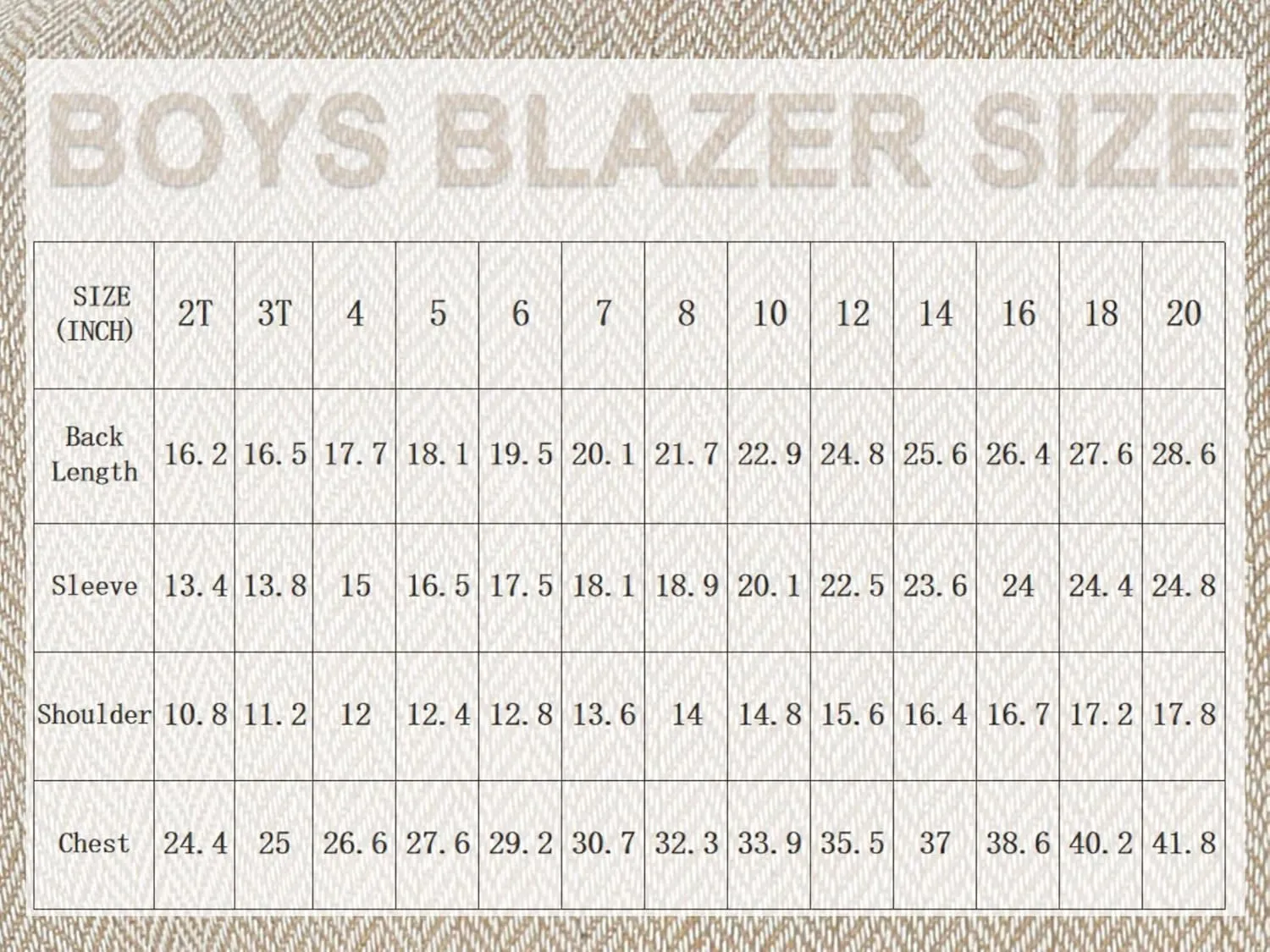 Kids Blazers for Boys Suit Blazer Tweed Herringbone Retro Tuxedo Boys' Fashion Homecoming