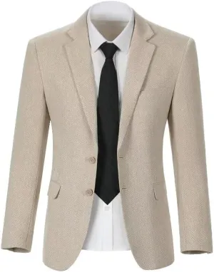 Kids Blazers for Boys Suit Blazer Tweed Herringbone Retro Tuxedo Boys' Fashion Homecoming