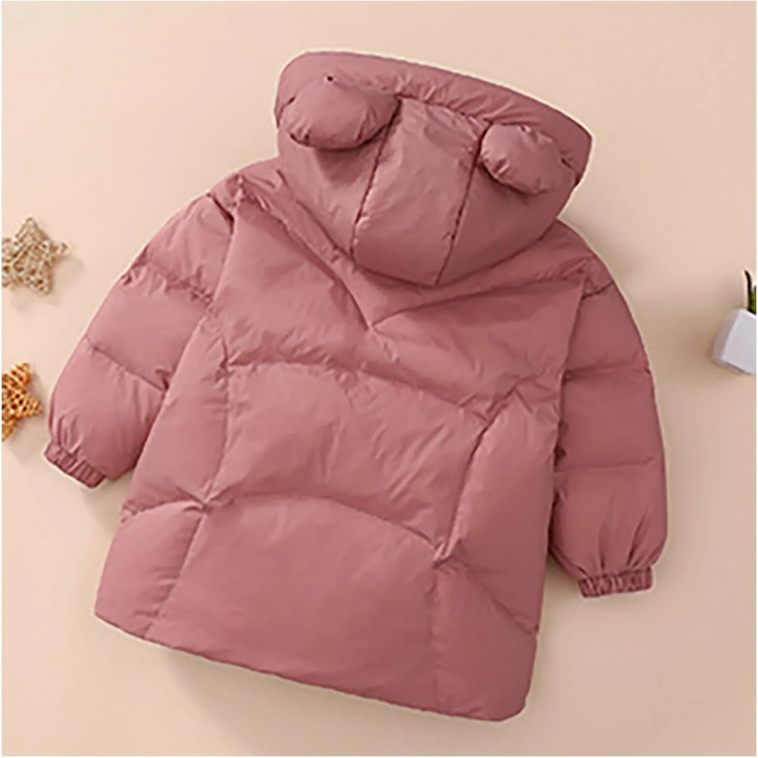 Kids Toddler Baby Girls Boys Winter Warm Thick Solid Cotton Long Sleeve Padded Jacket Coat Clothes 5t Winter Coat Boys