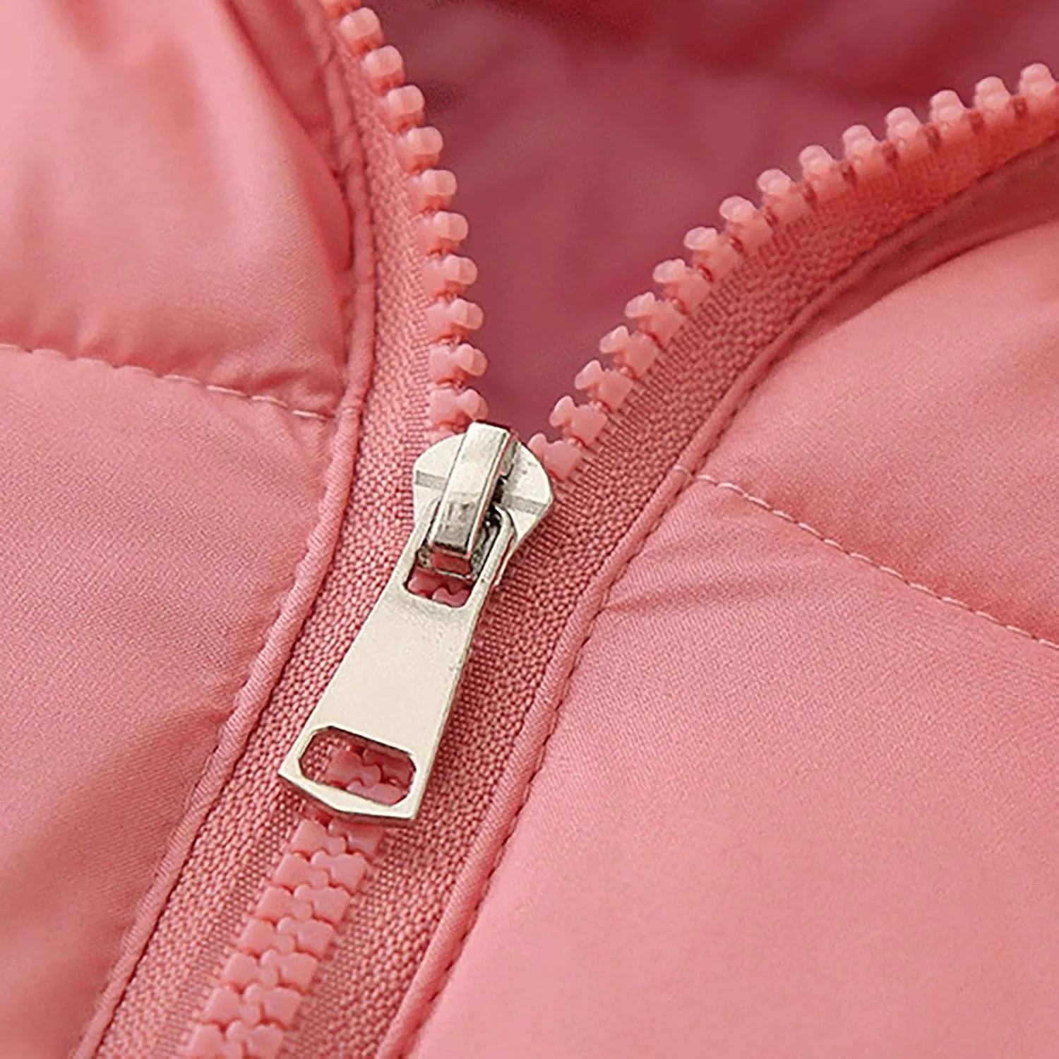 Kids Toddler Baby Girls Winter Warm Thick Solid Cotton Long Sleeve Padded Jacket Coat Winter Trench Coat