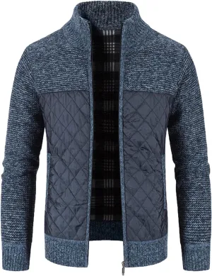 LCMTWX Winter Jackets for Men Plaid Print Hooded Zipper Pocket Long Sleeve Shirt Patchwork Jacket Loose Winter Coats for