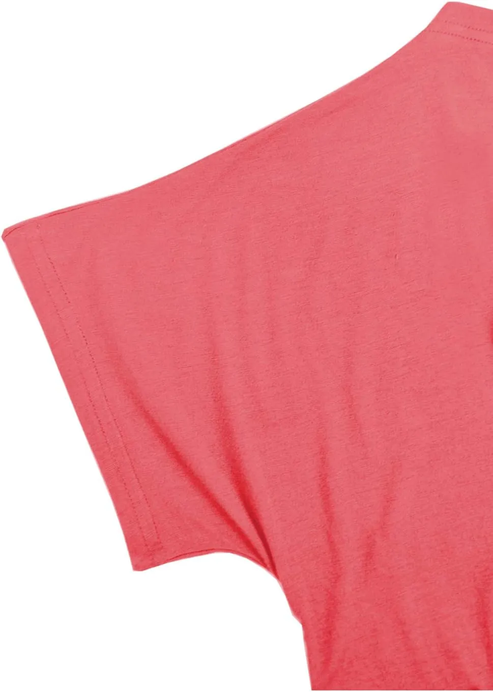 LEIYEE Womens Off Shoulder Tops Summer Casual Short Sleeve Front Twist Knot T Shirts Blouses