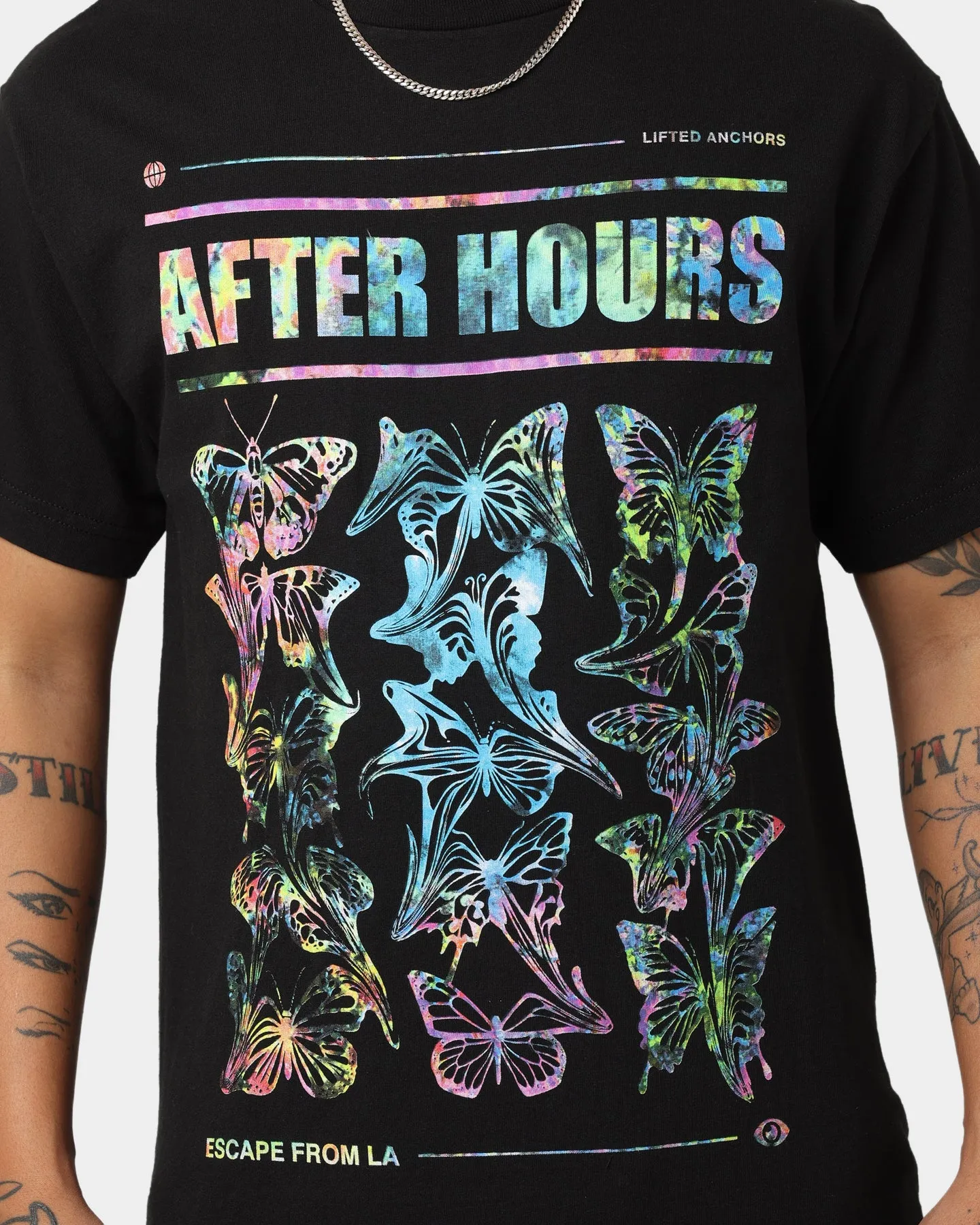 Lifted Anchors Abel T-Shirt Black
