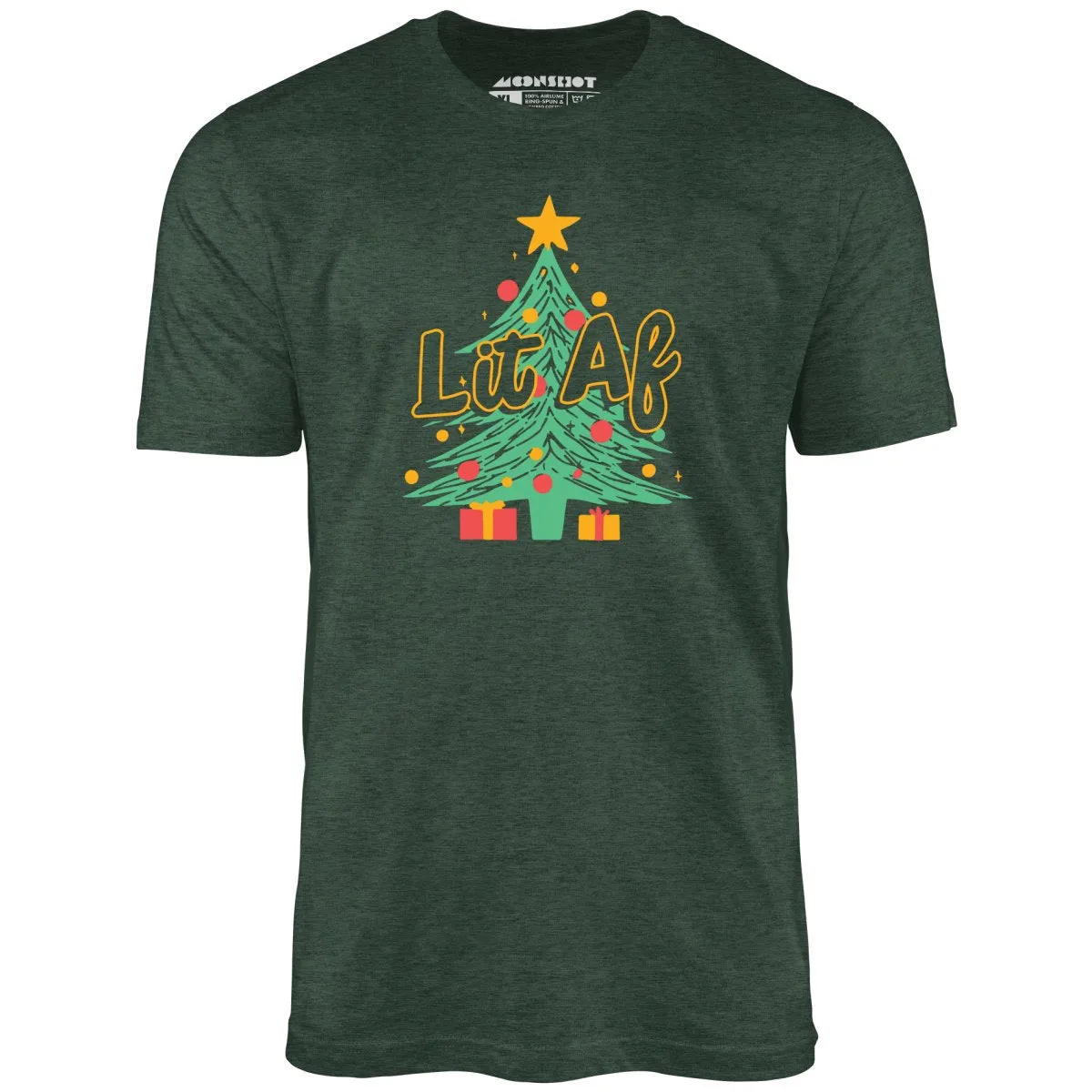 Lit AF Christmas Tree - Unisex T-Shirt