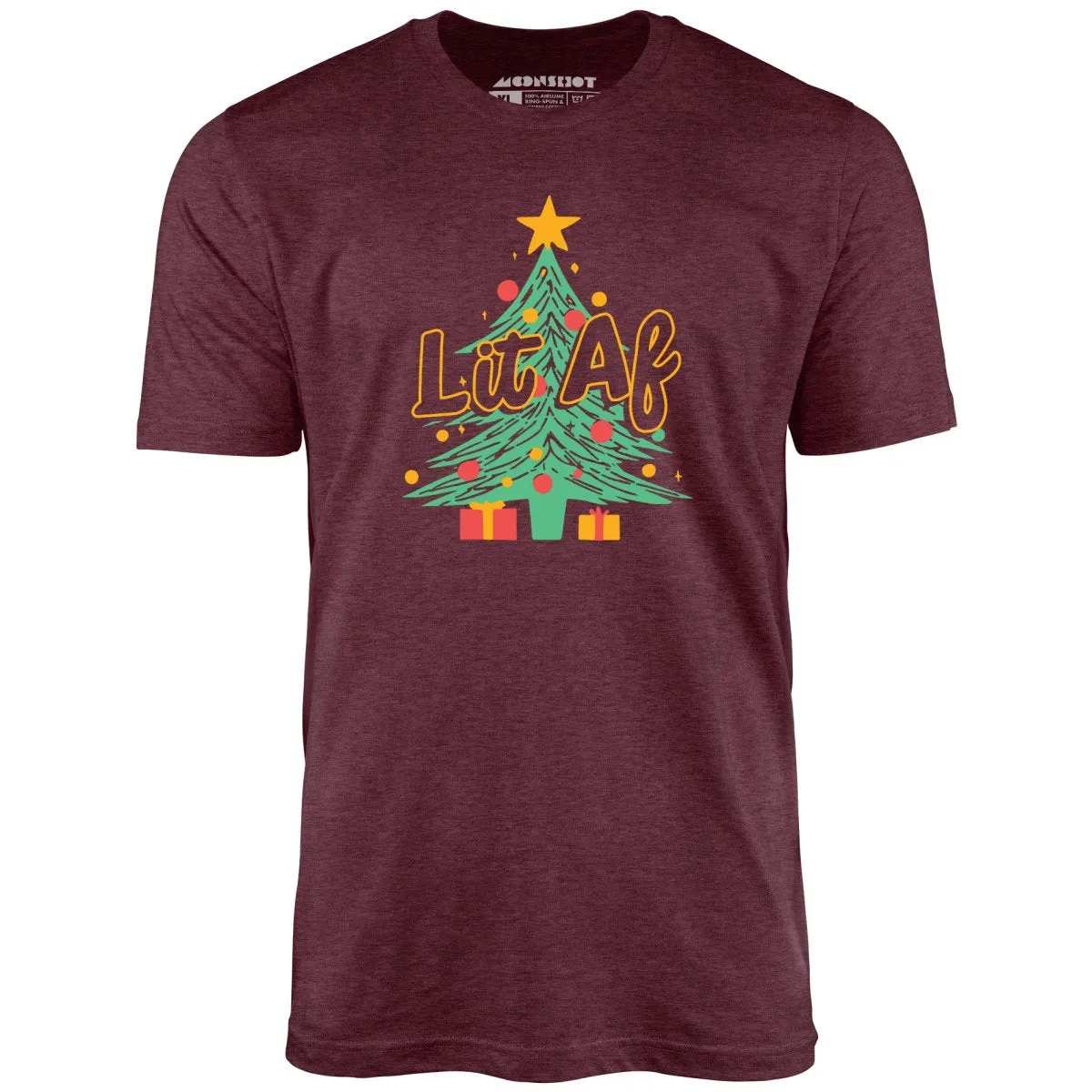Lit AF Christmas Tree - Unisex T-Shirt