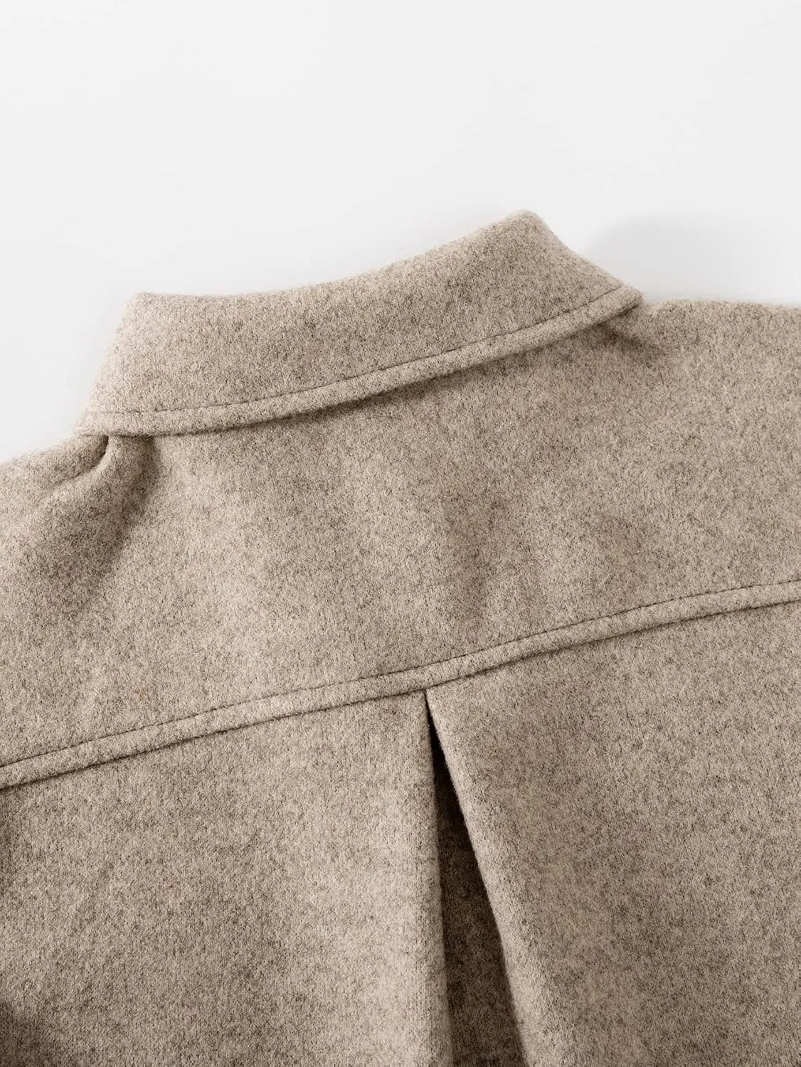 Little Girls Coat Baby Fleece Jacket Button Warm Coats Kids Khaki Girls Trench Coats Outwear Wool Jackets Toddler