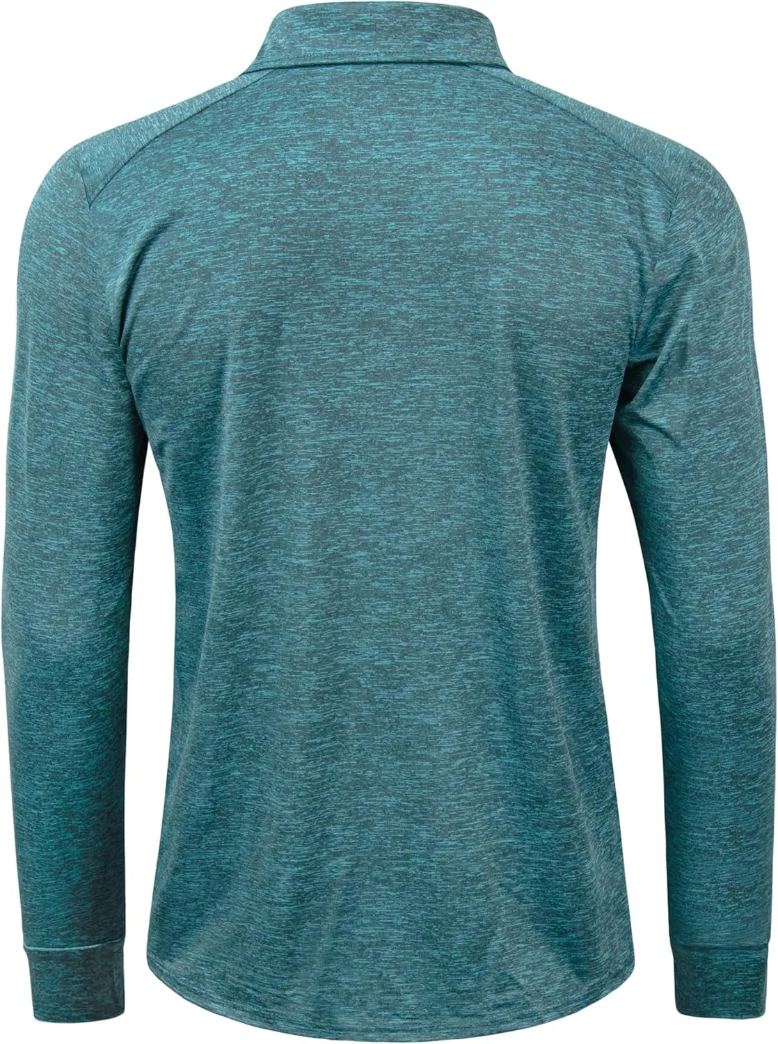 Long Sleeve Polo Shirts for Men Casual Dress Polo Tee Shirts Lightweight Quick Dry Collared Golf Shirt
