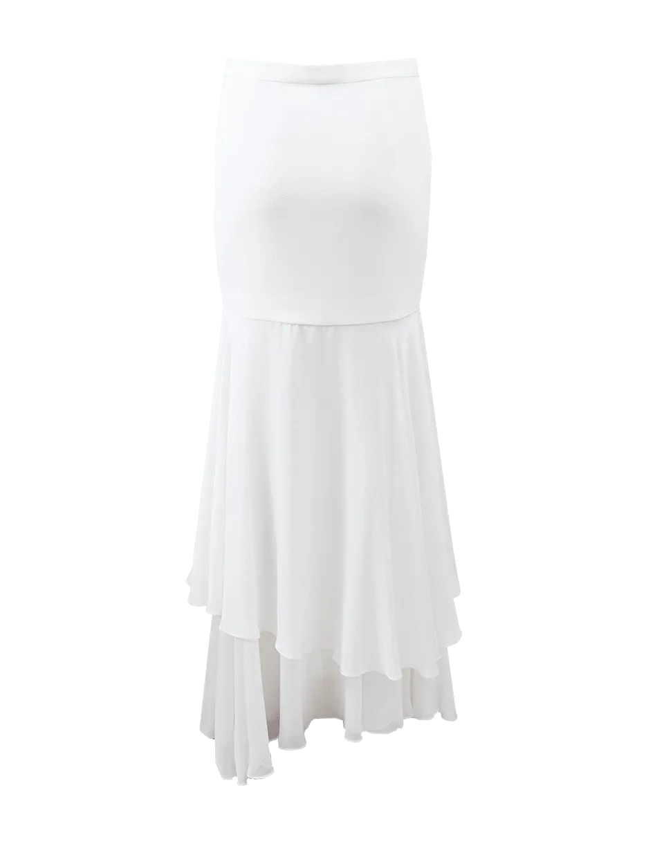 Long Tiered Skirt
