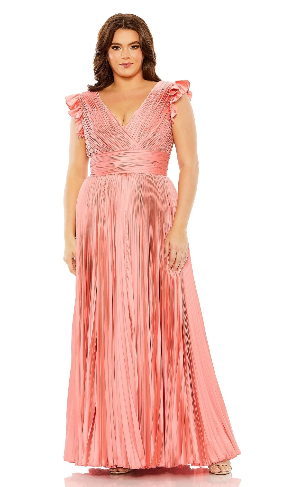 Mac Duggal Long Plus-Size Formal Dress 77006