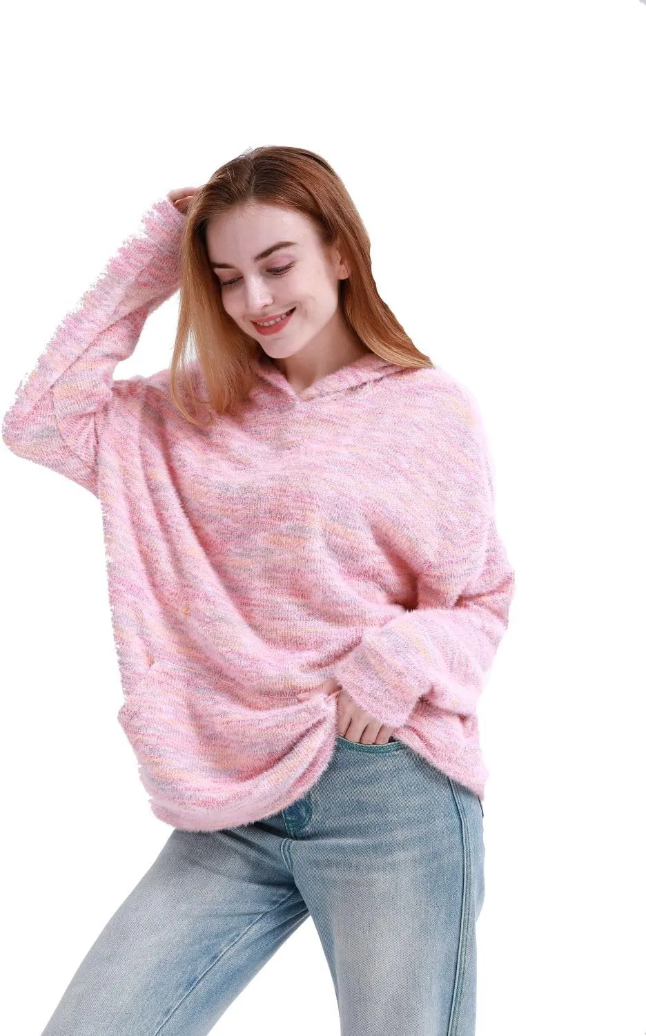 MAGICMK Womens Oversized Hoodies Sweatshirts Colourful plus Size Fall Long Sleeve Sweaters tops