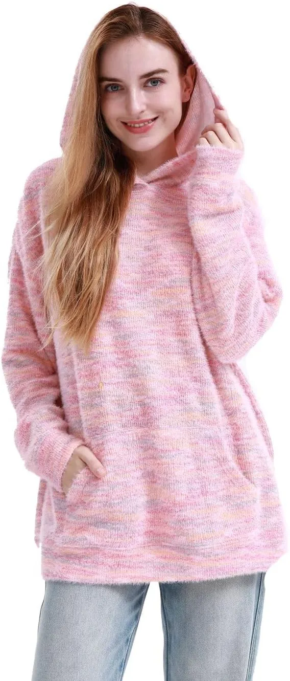 MAGICMK Womens Oversized Hoodies Sweatshirts Colourful plus Size Fall Long Sleeve Sweaters tops