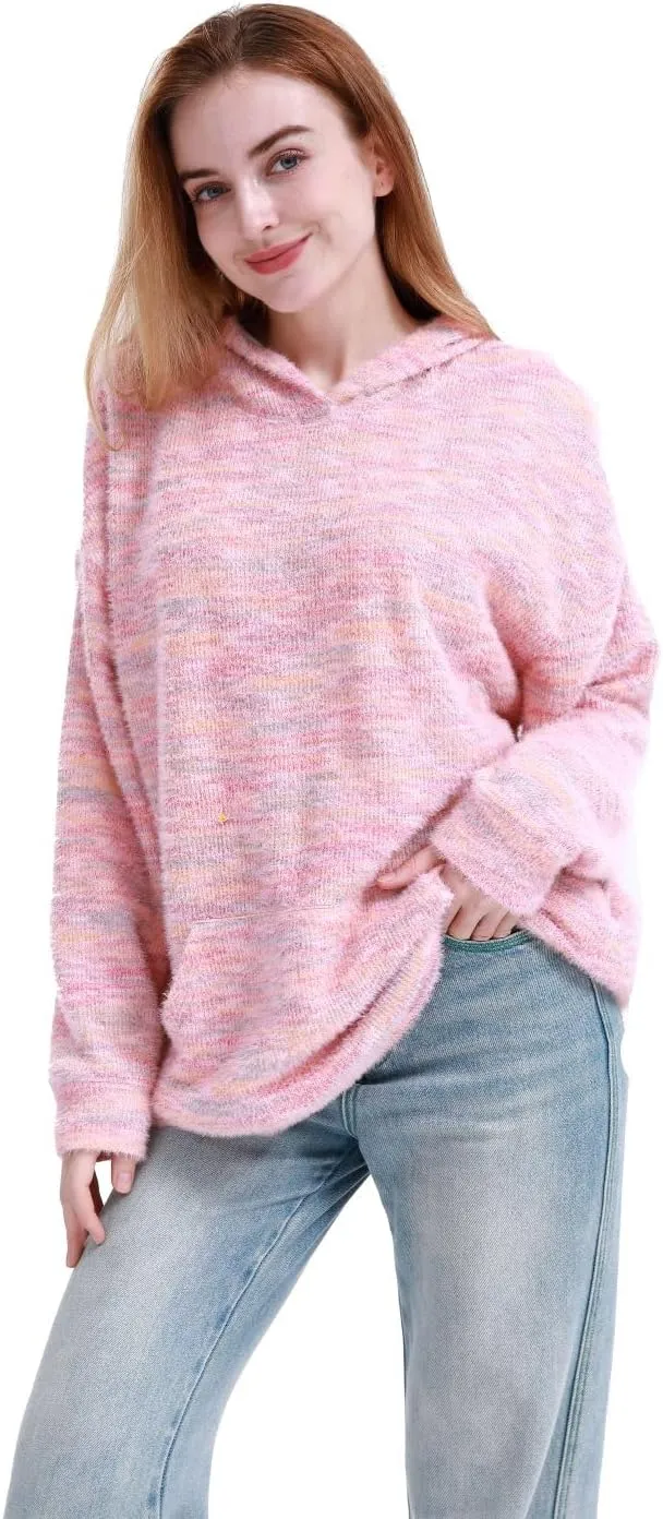 MAGICMK Womens Oversized Hoodies Sweatshirts Colourful plus Size Fall Long Sleeve Sweaters tops
