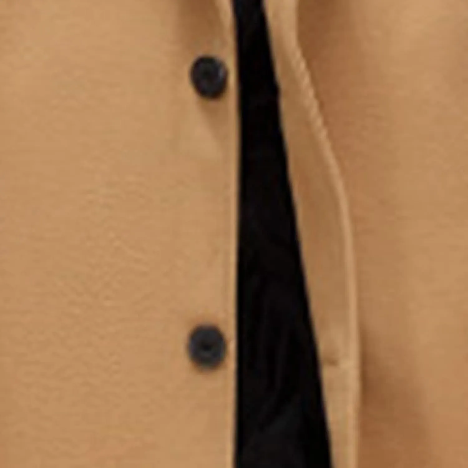 Maiyifu-GJ Men's Wool Blend Trench Coat Single Breasted Business Long Pea Coats Lightweight Notched Lapel Overcoat Jacket