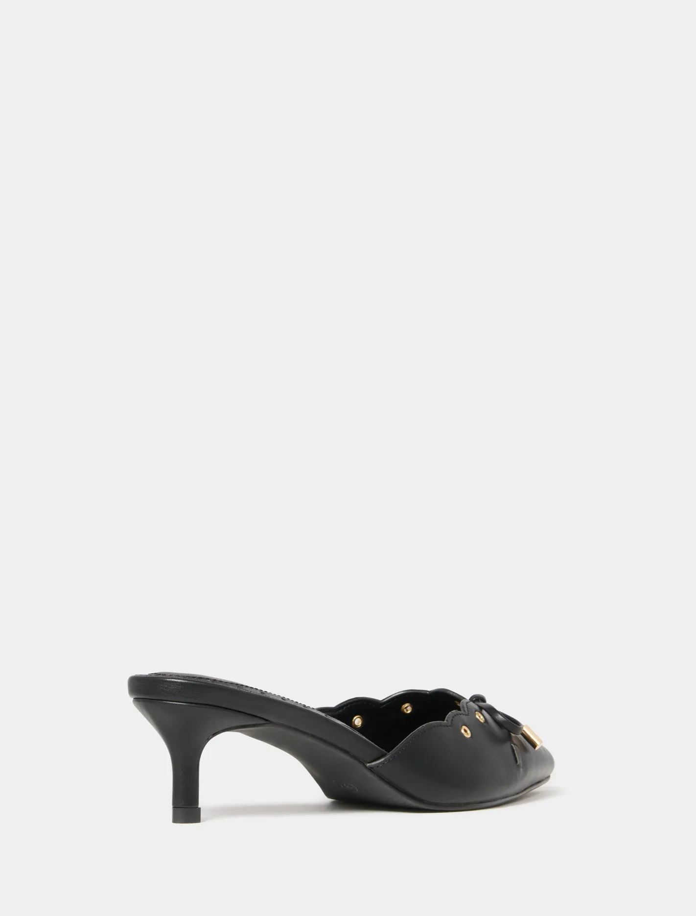 Marci Scalloped Mule Heel
