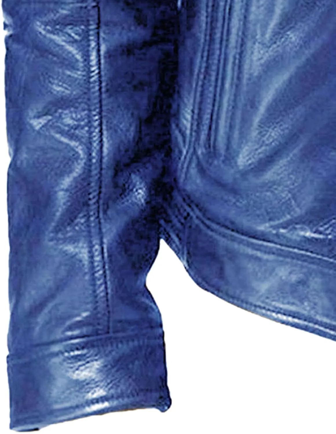 Men Leather Motorcycle Jacket Stand Collar Faux Leather Jackets Zip-Up Slim Fit Biker Coat
