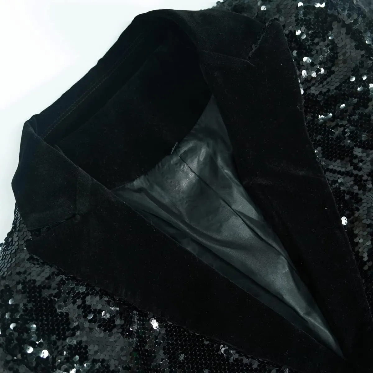Men's Daily wear Wedding Prom Party Sequined Tuxedo Suit Jacket Blazers