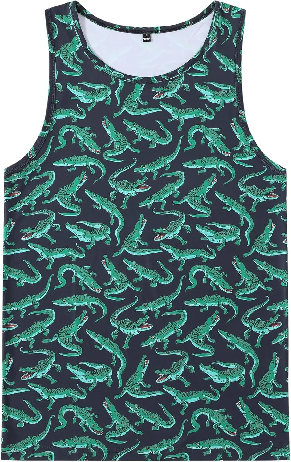 Men's Graphic Tank Tops Quick Dry Workout Beach Shirts Sleeveless Shirts for Bodybuilding Gym Fitness Training