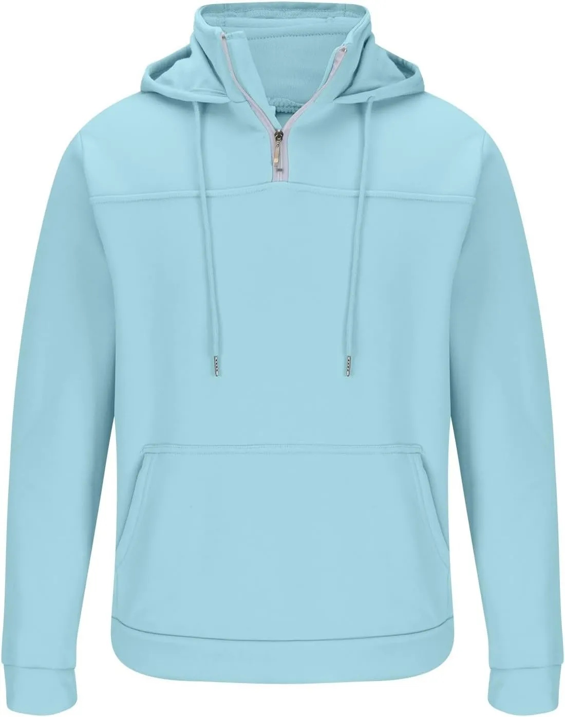 Mens Hoodies Pullover Vintage Fashion Work Long Sleeve Coat Soft Pullover Sweater Men's Winter Shirts with Pockets
