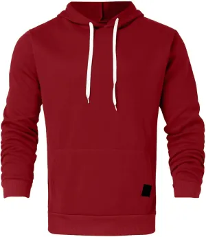 Mens Pullover Hoodies Comfy Soft Hiking Long Sleeve Coat Lightweight Pull Over Sweaters Mens Winter Shirts with Pockets