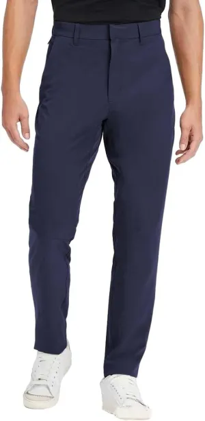 Mens Solid Color Suit Casual Pants Mid Waist Lightweight Slim Fit Fashion Business Pants Dressy Stylish Straight Skinny Pants