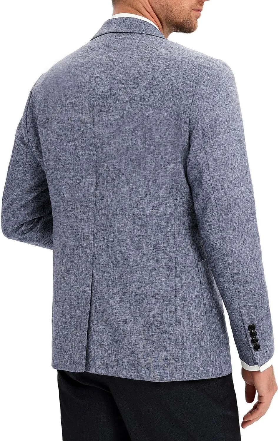 Men's Sport Coats & Blazers Linen Suit Jacket Casual Blazer for Men One Button