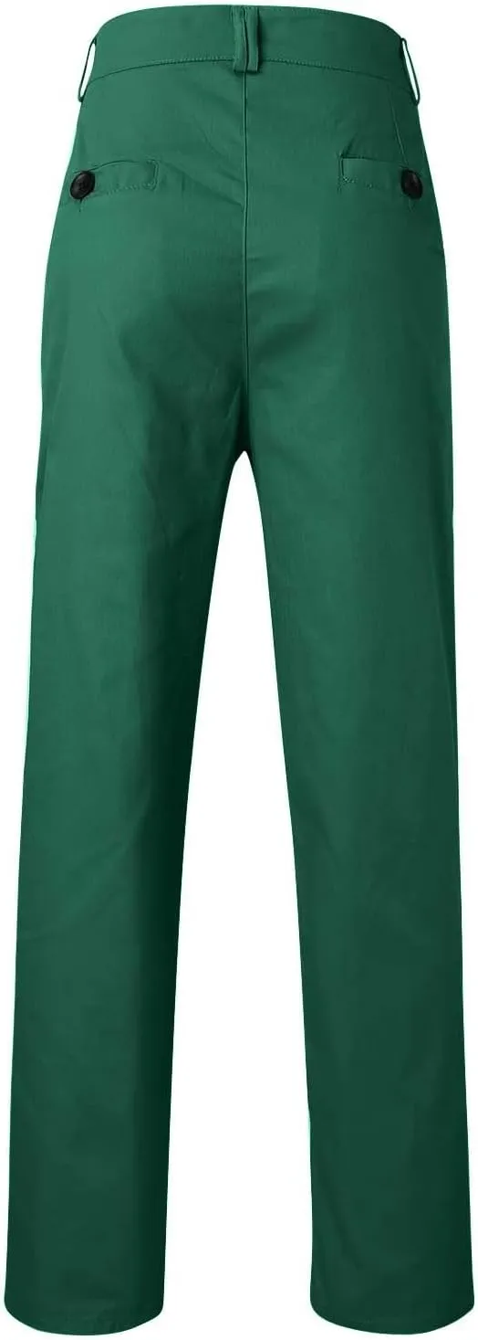 Men's Straight-Fit Stretch Twill Pant, Casual Sweatpants for Men, Full Length Pants for Men, Fashion Work Pants for Men