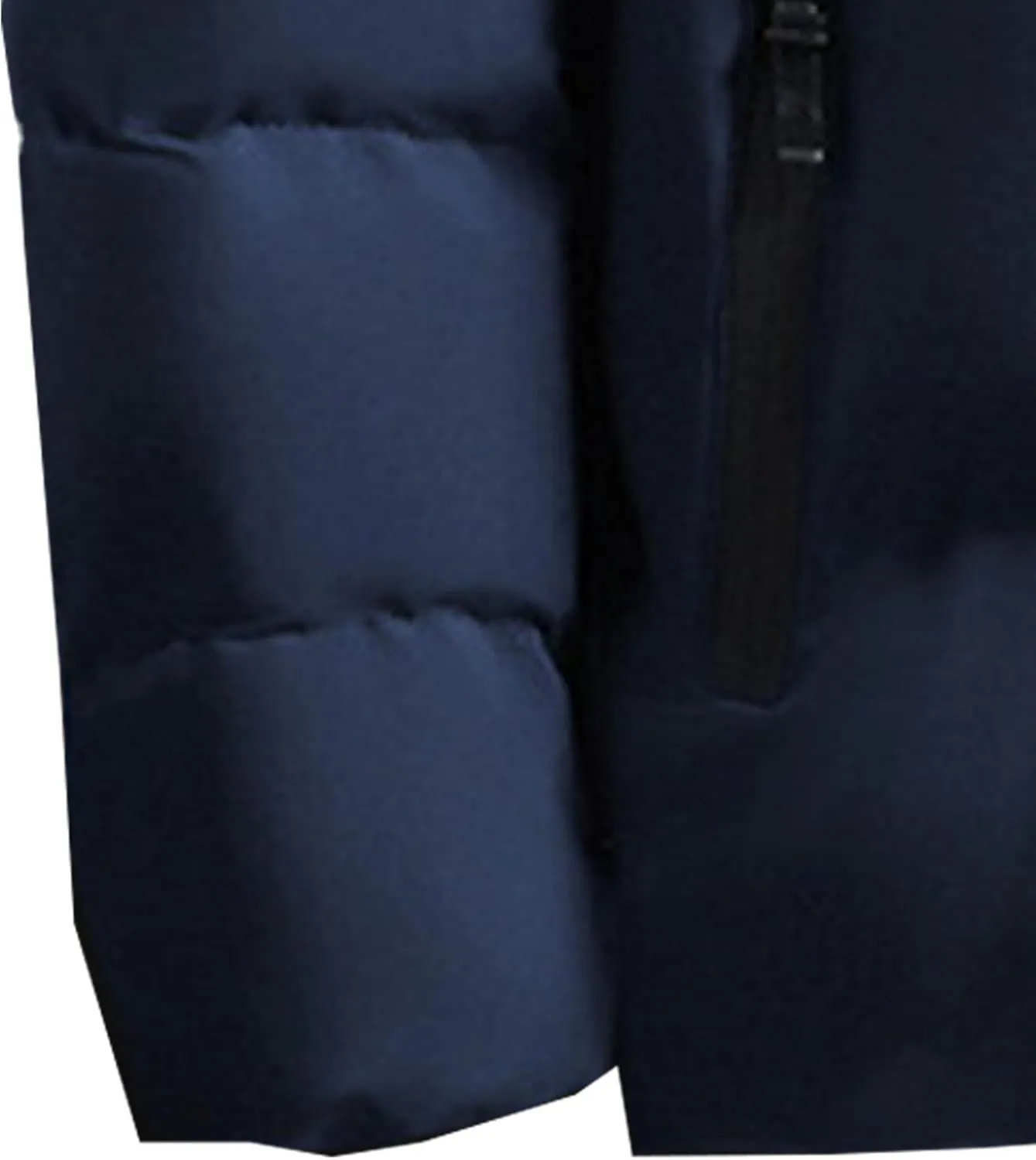 Men's Winter Coats Thermal Puffer Jacket Zip Up Thicken Warm Padded Jacket Windproof Waterproof Cotton Down Coats