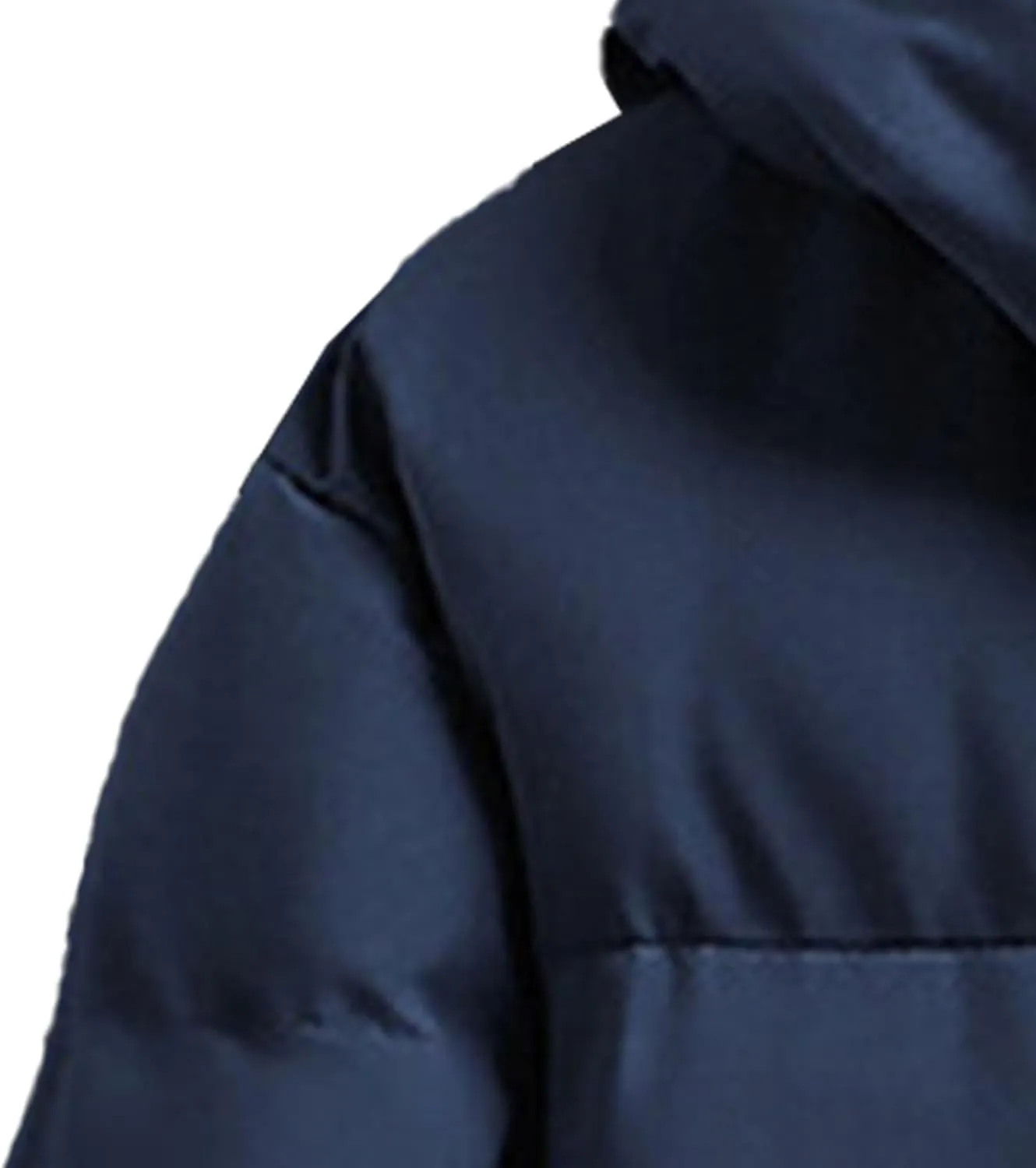 Men's Winter Coats Thermal Puffer Jacket Zip Up Thicken Warm Padded Jacket Windproof Waterproof Cotton Down Coats