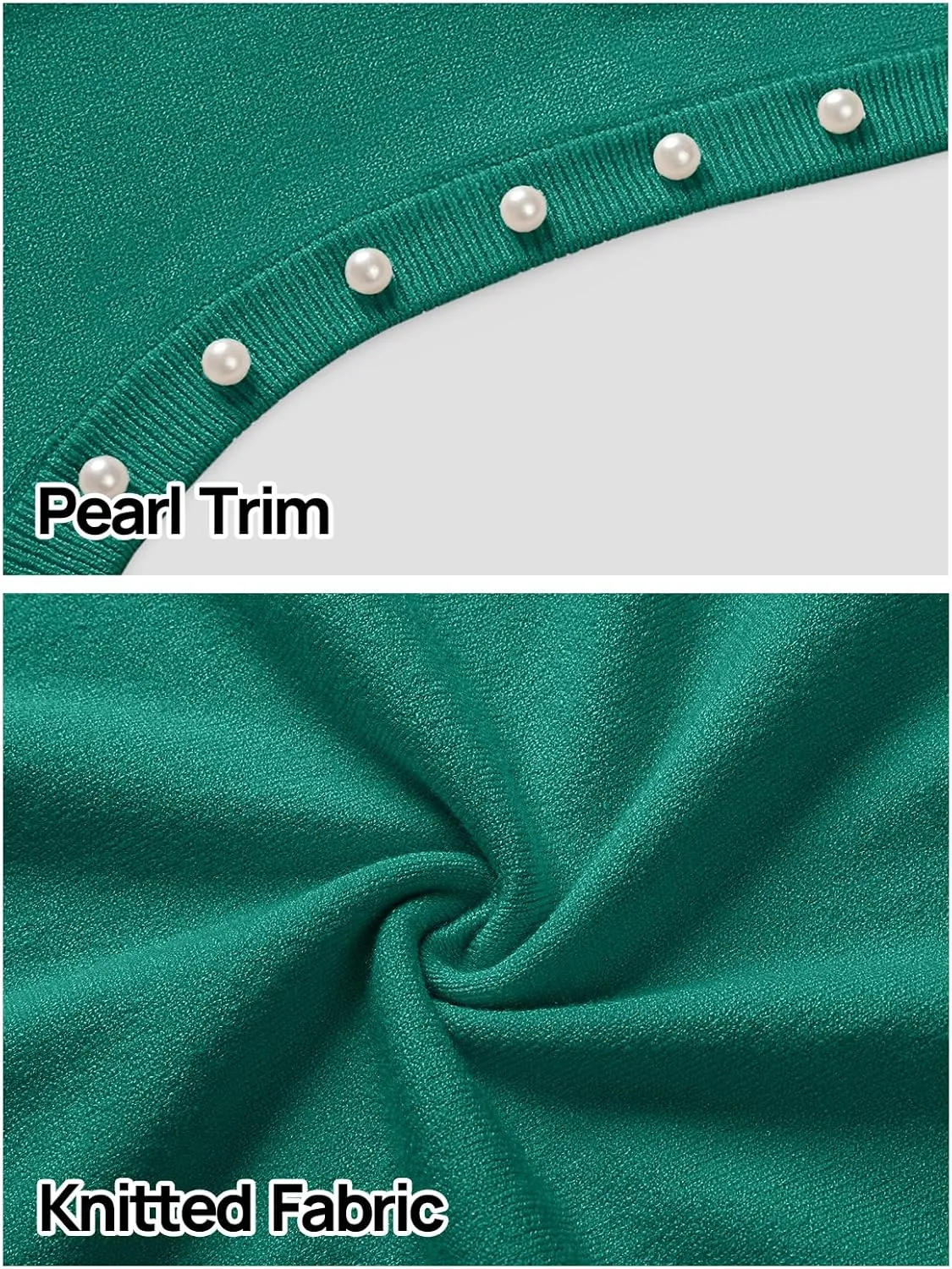 MEROKEETY Women's 2025 Sleeveless Sweater Vest Summer Knit Tank Tops Dressy Casual Crewneck Pearl Blouses
