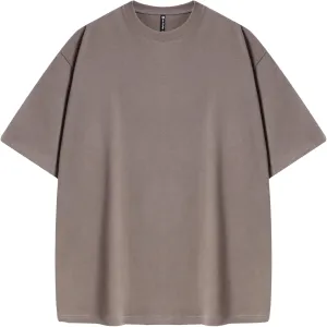 Mr.Color Mens T-Shirts Cotton Lightweight Causal Tees Loose Fit Solid Tshirts Short Sleeves Baggy Shirts