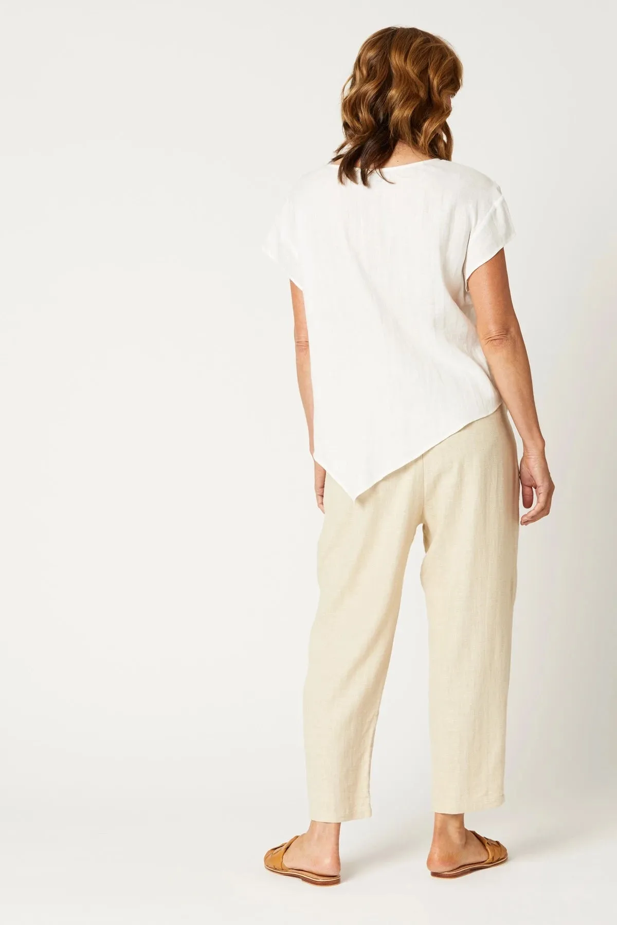 NALA RUCHED TOP - SALT