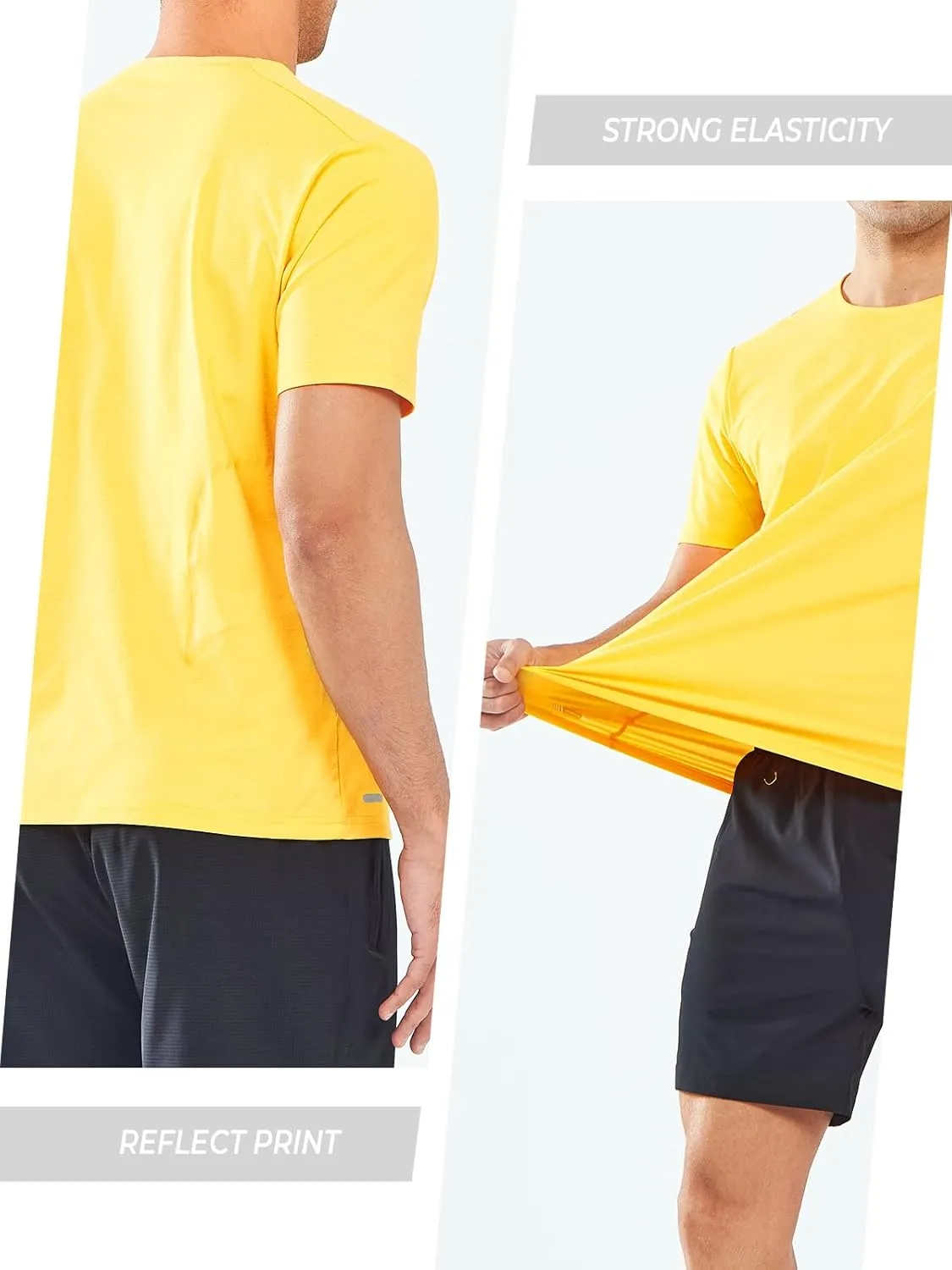 NORTHYARD Men's Workout Gym Shirts Quick Dry T-Shirts Running Athletic Short Sleeve Shirt for Men