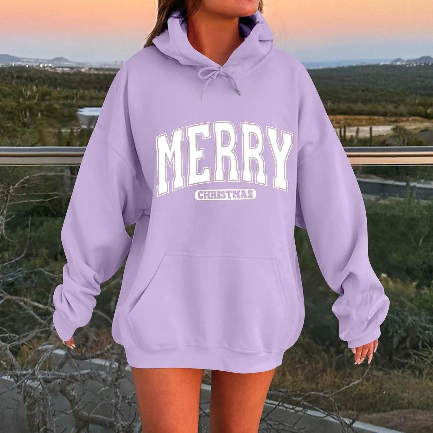 Oversized Hoodies For Women Plus Size Sweatshirt Trendy Winter Clothes Long Sleeve Drawstring With Pockets Pullover