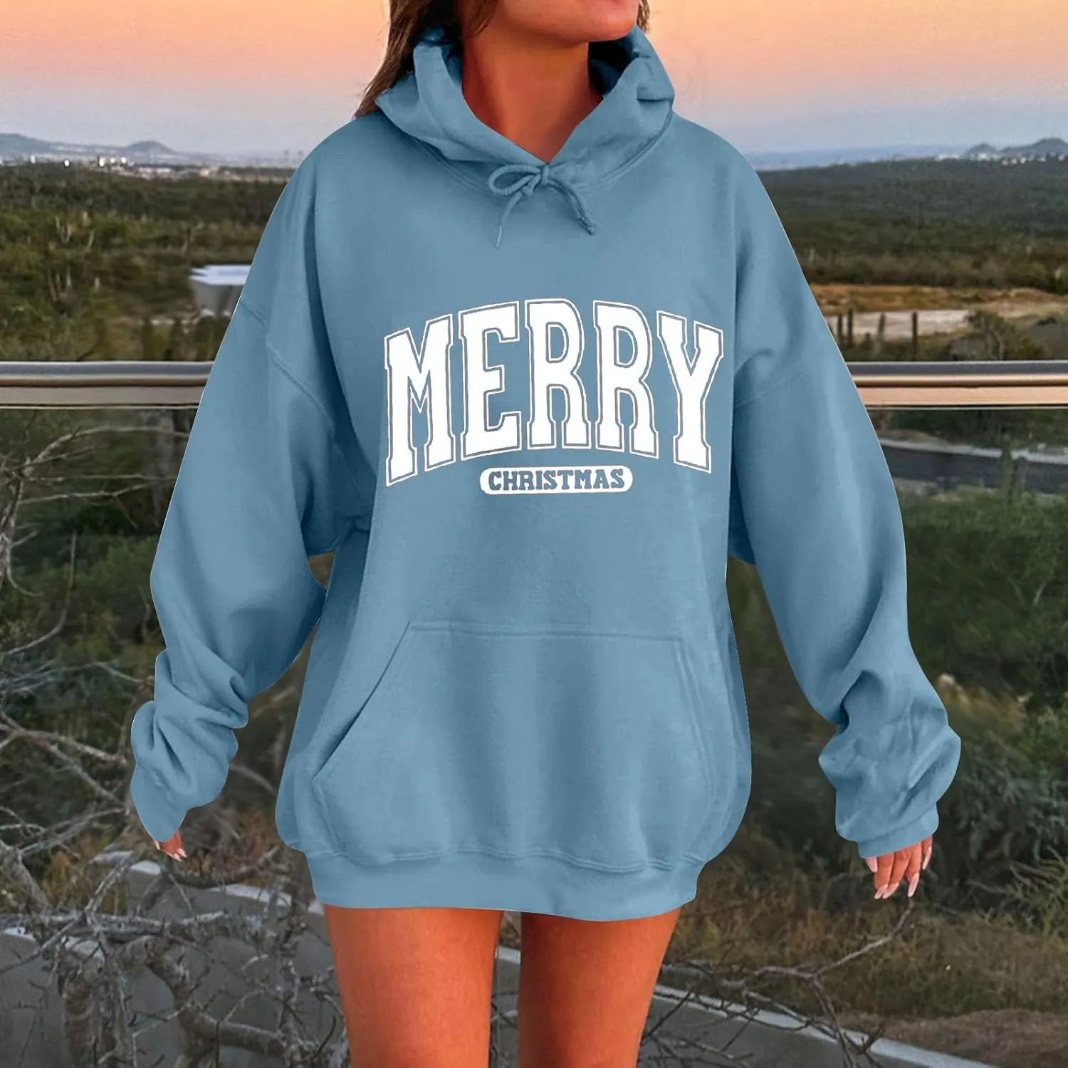 Oversized Hoodies For Women Plus Size Sweatshirt Trendy Winter Clothes Long Sleeve Drawstring With Pockets Pullover