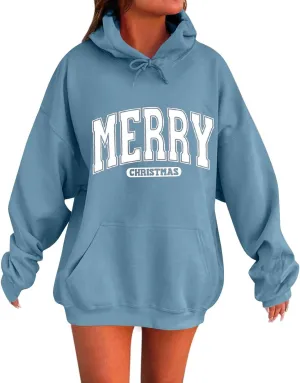 Oversized Hoodies For Women Plus Size Sweatshirt Trendy Winter Clothes Long Sleeve Drawstring With Pockets Pullover