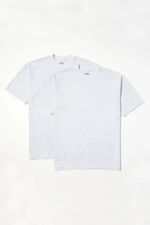 Pacific Heavy Weight 2 Tee Bundle - Heather Grey