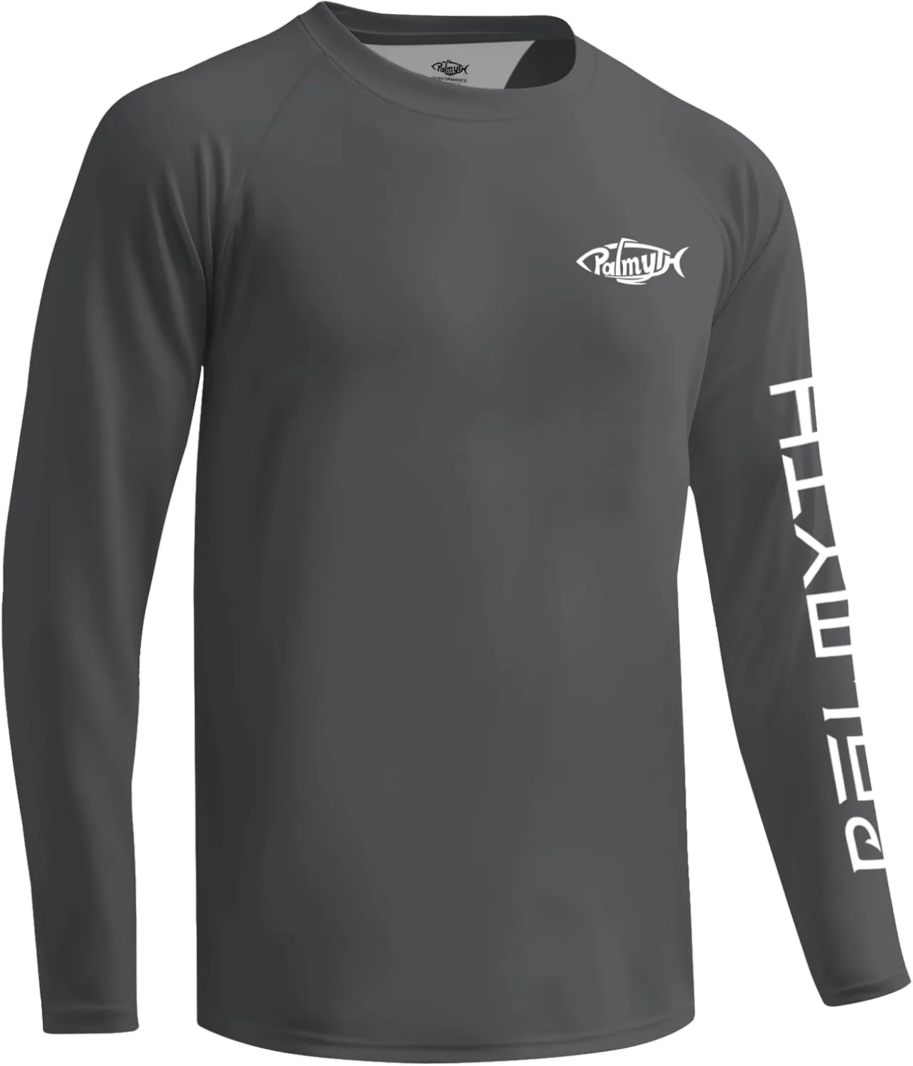 Palmyth Fishing Shirts for Men Long Sleeve Sun Protection Shirts UV UPF 50  T-Shirt Quick Dry
