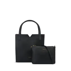 Pixie Mood Alicia Tote || Black Pebbled