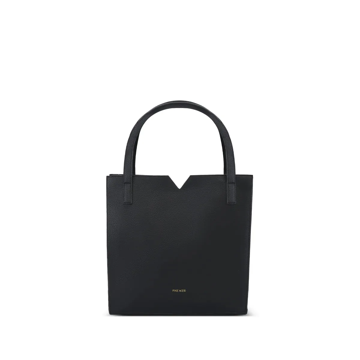 Pixie Mood Alicia Tote || Black Pebbled
